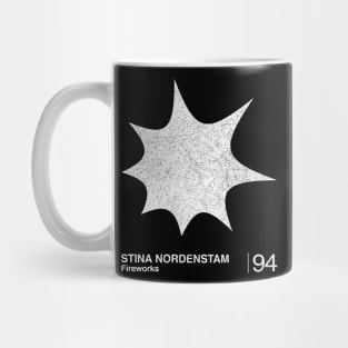 Stina Nordenstam / Minimalist Graphic Artwork Fan Design Mug